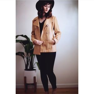 Tan Gap Peacoat